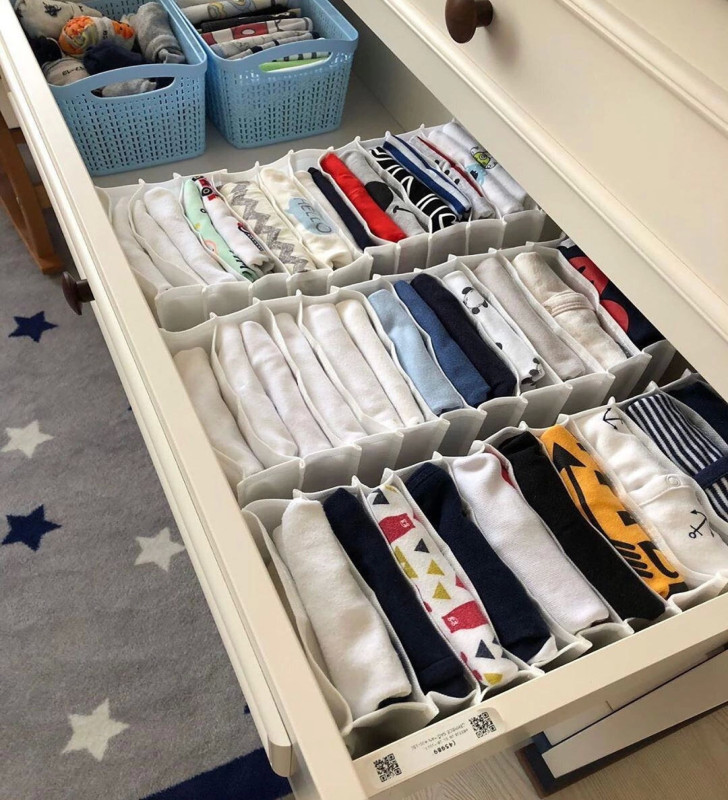 11 Bölmeli Dolap ve Çekmece Içi Düzenleyici Akordiyon Organizer M-00500 (1 Adet)