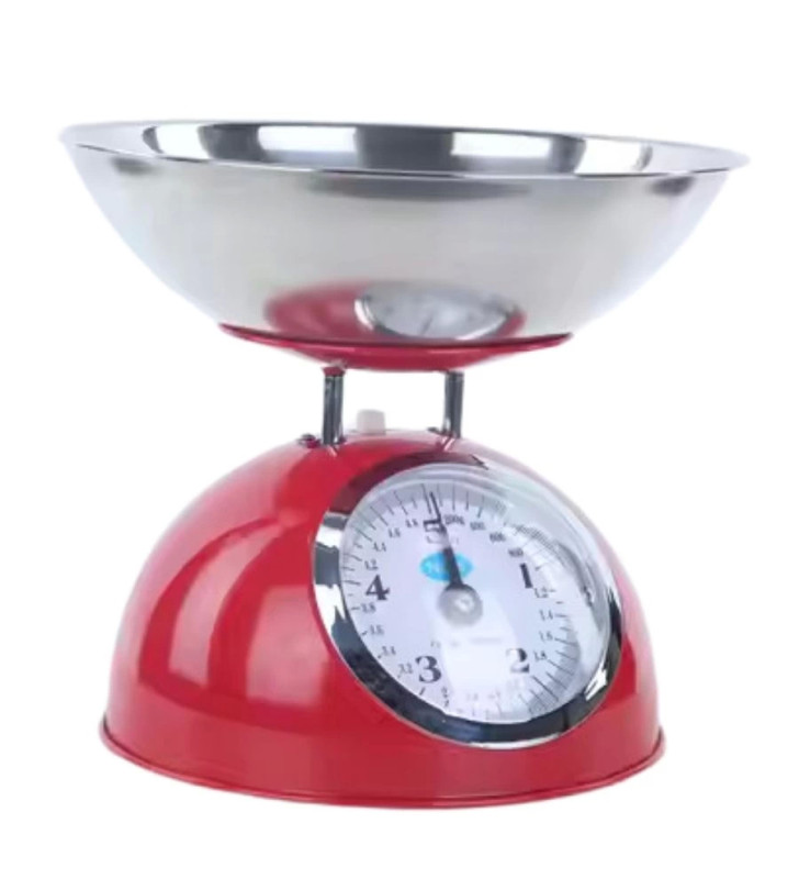 Paslanmaz Çelik 5 kg Kapasiteli Mekanik İnce Ayar Terazi | Hassas ve Dayanıklı Tartım ( Lisinya )