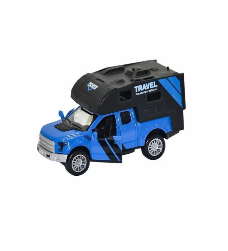 FY6022-12D - Metal Çek Bırak Karavan Mavi (Lisinya)