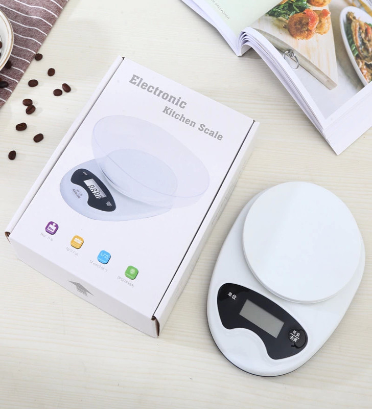 Hazneli Mutfak Terazisi SH-136 - 5 Kg Hassas Dijital Tartı ( Lisinya )