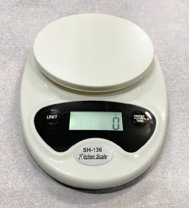 Hazneli Mutfak Terazisi SH-136 - 5 Kg Hassas Dijital Tartı ( Lisinya )