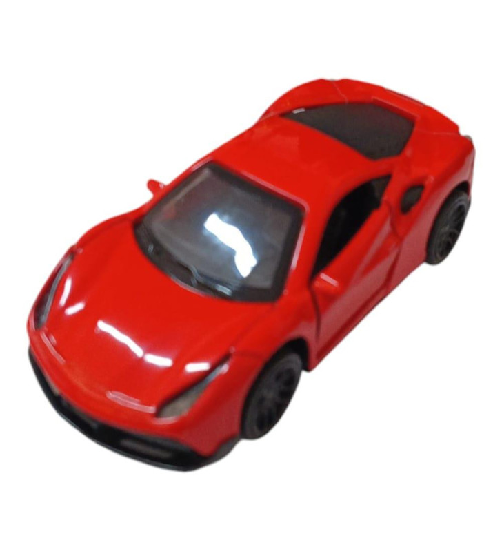 Çek Bırak Metal Araba - 4311B - Kırmızı (Lisinya)