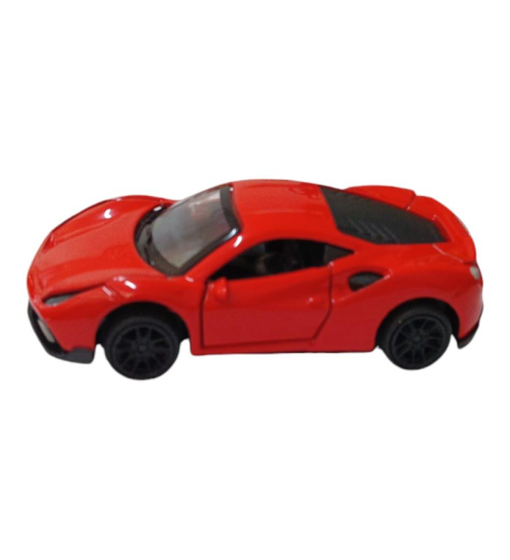 Çek Bırak Metal Araba - 4311B - Kırmızı (Lisinya)