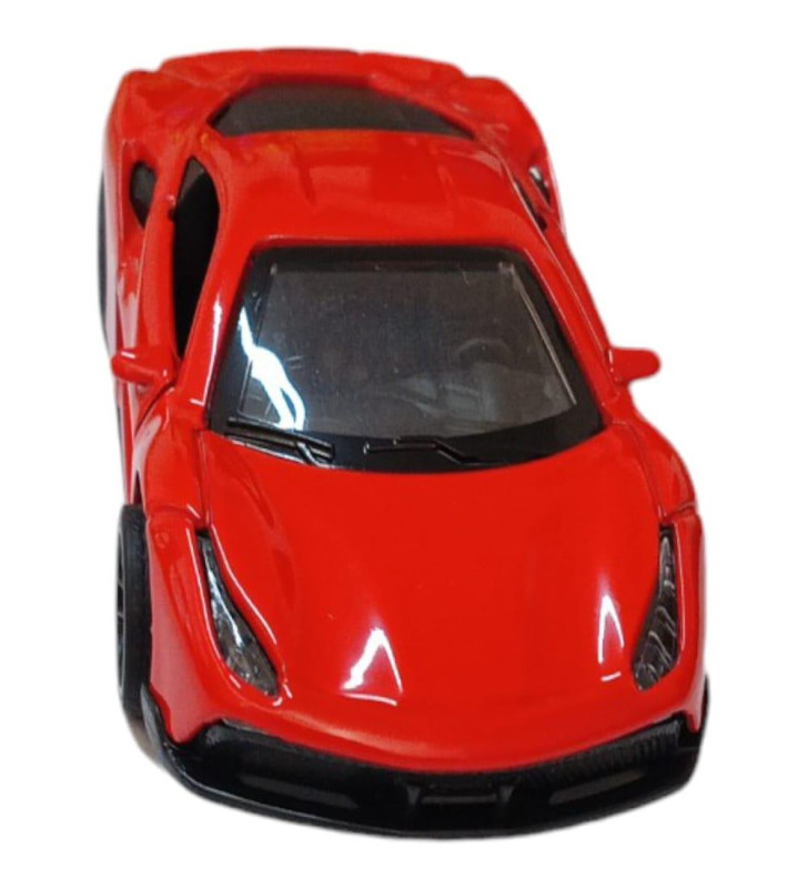 Çek Bırak Metal Araba - 4311B - Kırmızı (Lisinya)