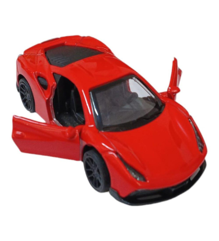 Çek Bırak Metal Araba - 4311B - Kırmızı (Lisinya)