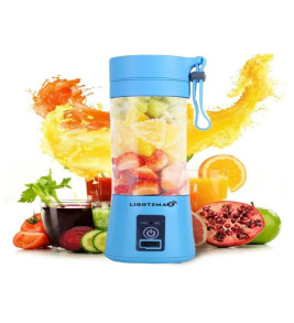 Portatif Taşınabilir380 ml Usb Şarjlı Mavi El Blender ( Lisinya )