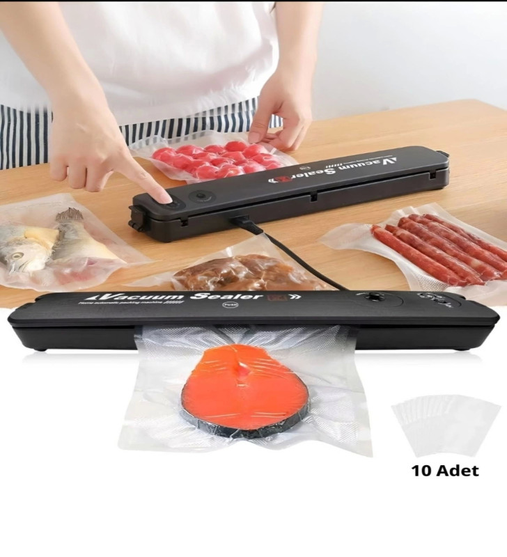 Gıda Vakum Ve Mühürleme Makinesi- Yiyecek Tazeliği Koruma Ev Ve Restoran İçin ( Lisinya )