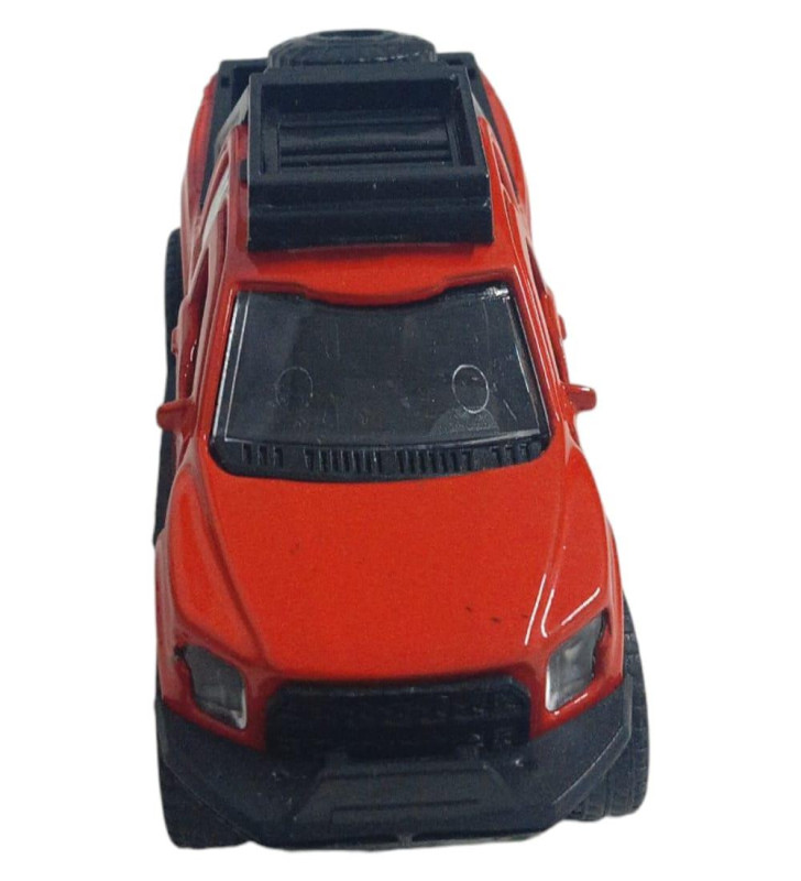 Çek Bırak Metal Arazi Aracı 13 cm - Kırmızı (Lisinya)