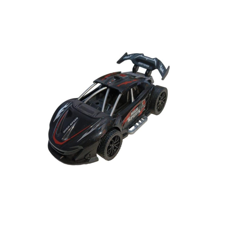 Sürtmeli Yarış Arabası - Siyah (Lisinya)