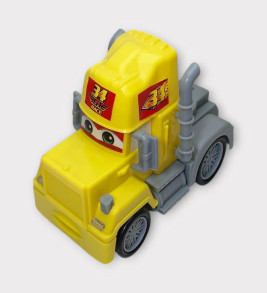 Sürtmeli Oyuncak Tır - Sarı (Lisinya)