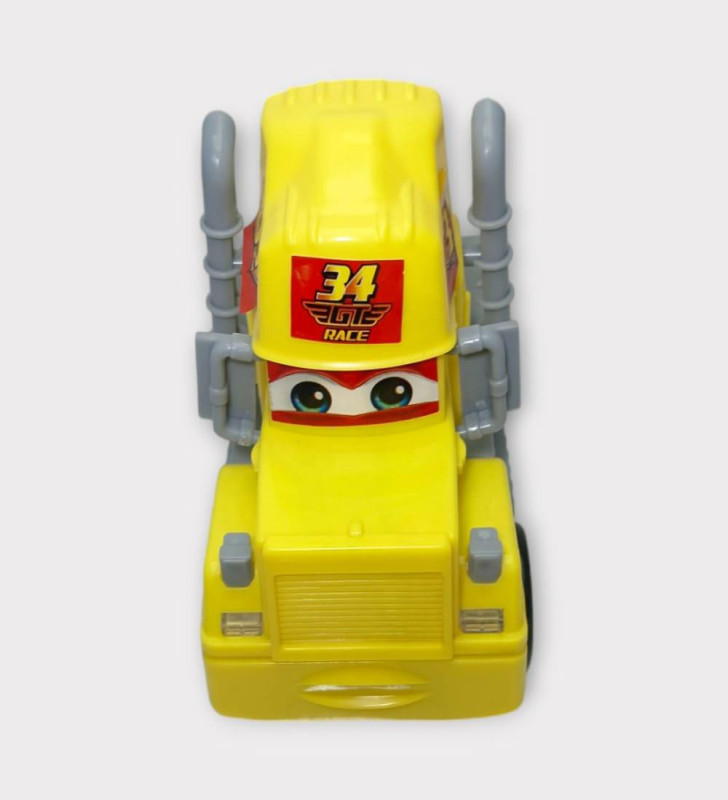 Sürtmeli Oyuncak Tır - Sarı (Lisinya)