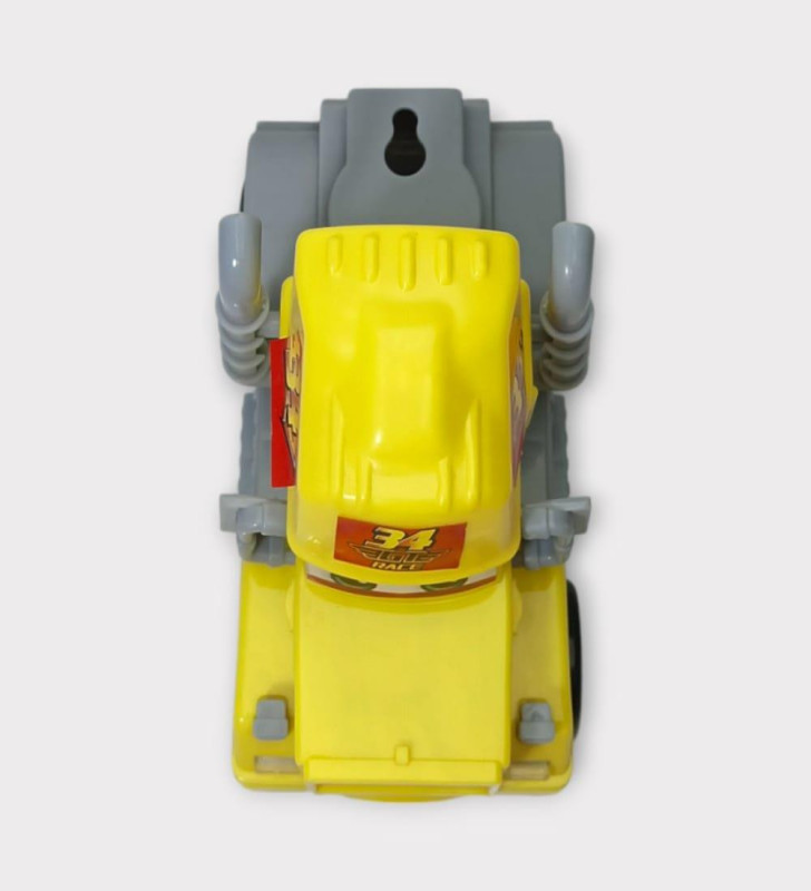 Sürtmeli Oyuncak Tır - Sarı (Lisinya)