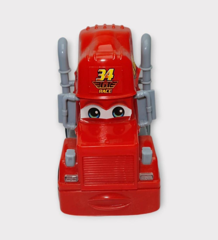 Sürtmeli Oyuncak Tır - Kırmızı (Lisinya)