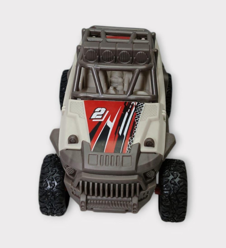 Maxx Wheels Sesli ve Işıklı Arazi Aracı Buggy - 666-18PA - Gri (Lisinya)