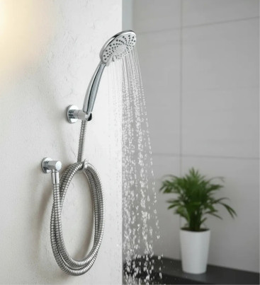 Yağmur Damlama Sistemli Banyo Duş Başlığı Armatürü Fiskiyesi ( Lisinya )