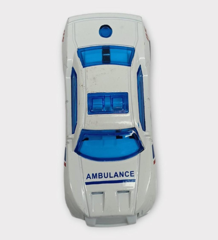 Küçük Metal Sağlık Hizmetleri Araçları 7 Cm - Araba (Lisinya)