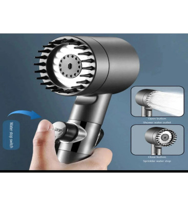 Yeni Nesil Masajlı Turbolu Çok Fonksiyonlu Filtreli Duş Başlığı ( Lisinya )
