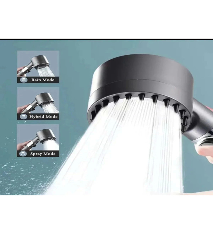 Yeni Nesil Masajlı Turbolu Çok Fonksiyonlu Filtreli Duş Başlığı ( Lisinya )