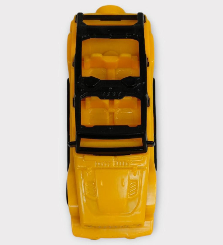 Çek Bırak Arabalar 10 Cm - Sarı Jeep (Lisinya)