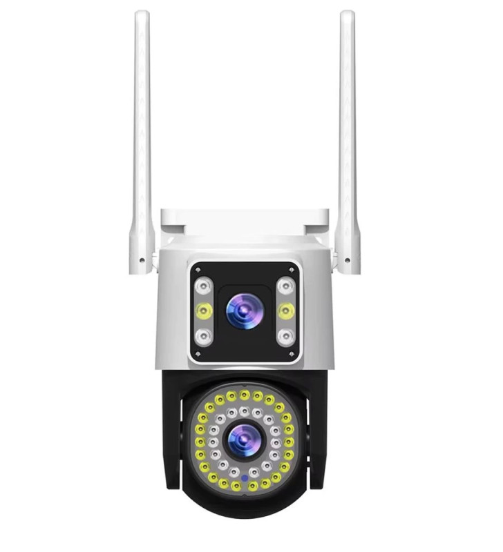 4MP Yoosee Çift Lens IP Kamera - WIFI Açık Otomatik İzleme, Su Geçirmez Kablosuz Güvenlik Ev Kamerası, Renkli Gece Görüş ( Lisin