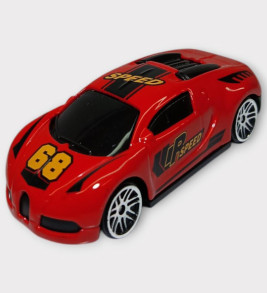 Metal Mini Arabalar 8 cm - Kırmızı - 4 (Lisinya)