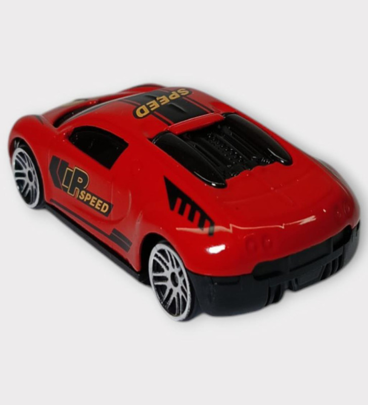 Metal Mini Arabalar 8 cm - Kırmızı - 4 (Lisinya)