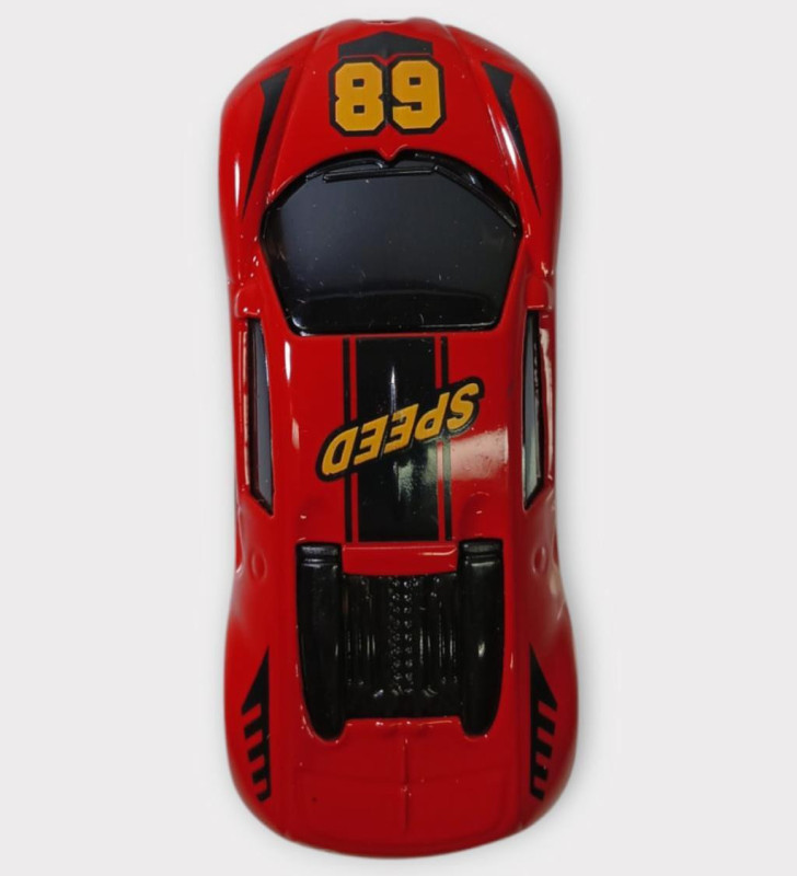 Metal Mini Arabalar 8 cm - Kırmızı - 4 (Lisinya)