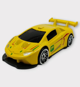 Metal Mini Arabalar 8 cm - Sarı - 1 (Lisinya)