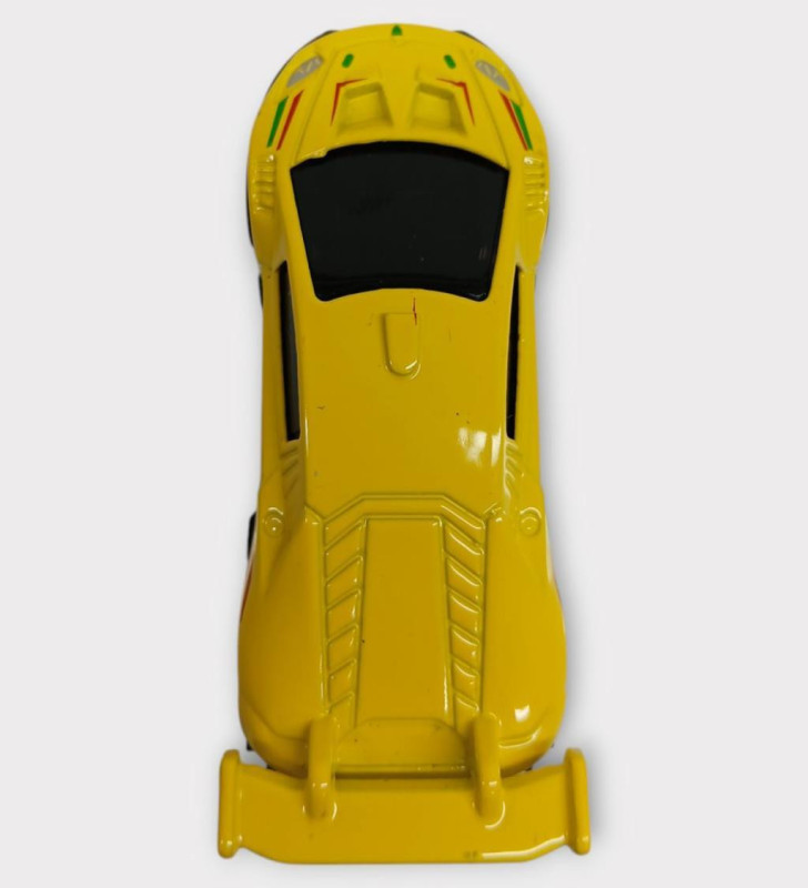 Metal Mini Arabalar 8 cm - Sarı - 1 (Lisinya)