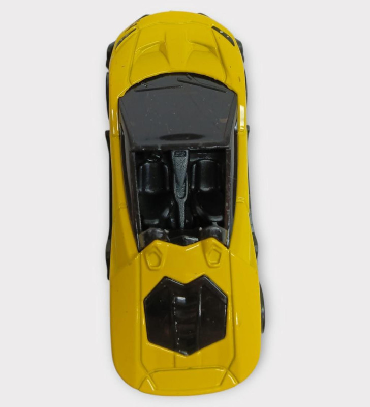 Metal Mini Arabalar 8 cm - Sarı - 2 (Lisinya)