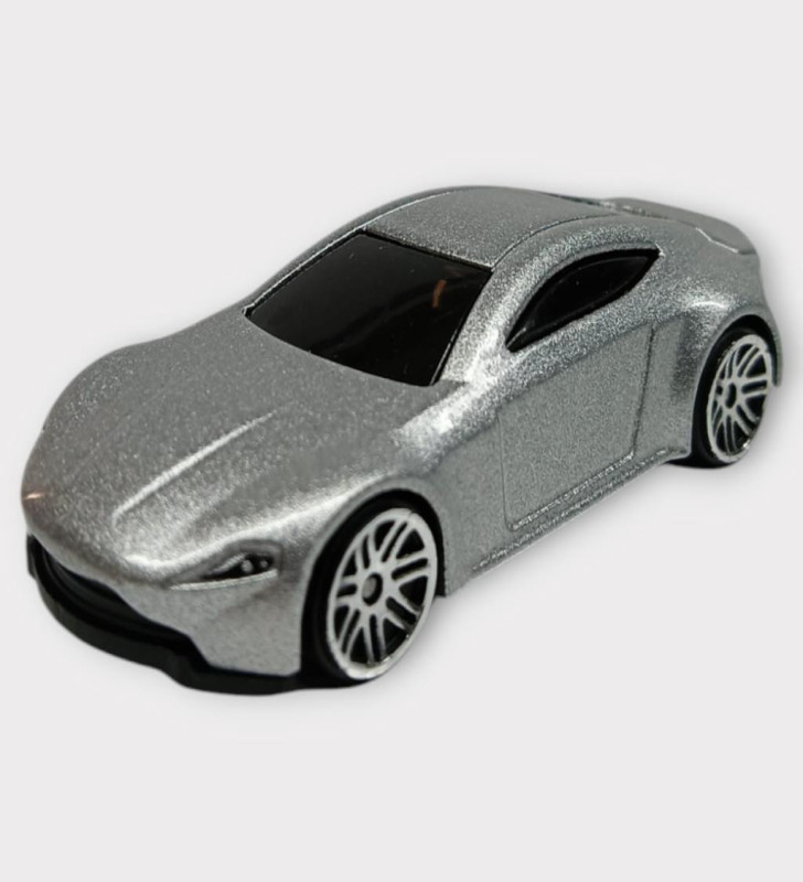 Metal Mini Arabalar 8 cm - Gri - 1 (Lisinya)