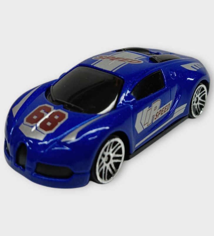 Metal Mini Arabalar 8 cm - Mavi - 2 (Lisinya)