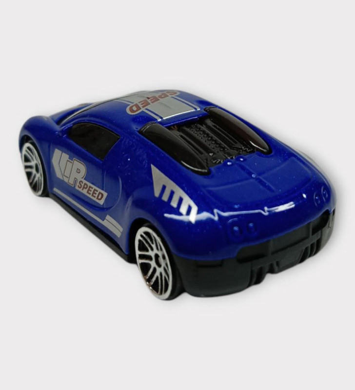 Metal Mini Arabalar 8 cm - Mavi - 2 (Lisinya)