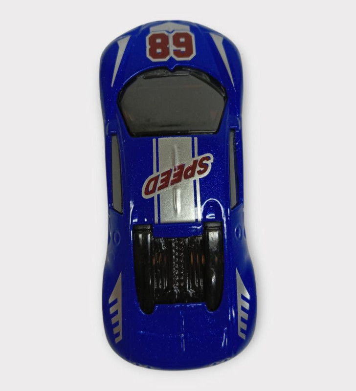 Metal Mini Arabalar 8 cm - Mavi - 2 (Lisinya)