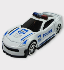 Metal Mini Polis Arabası 8 cm - Polis - 1 (Lisinya)