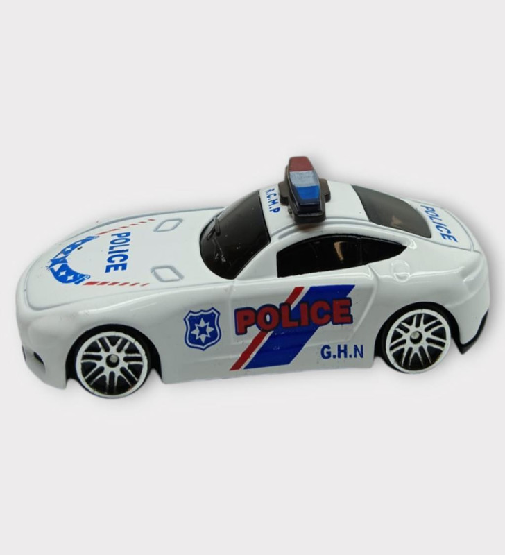 Metal Mini Polis Arabası 8 cm - Polis - 8 (Lisinya)