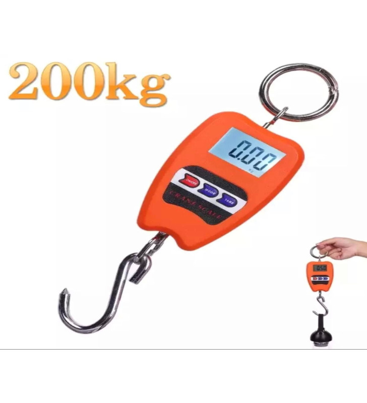200 kg Vinç Tipi Kancalı Terazi - Ağır Yükler İçin Hassas Ölçüm ( Lisinya )