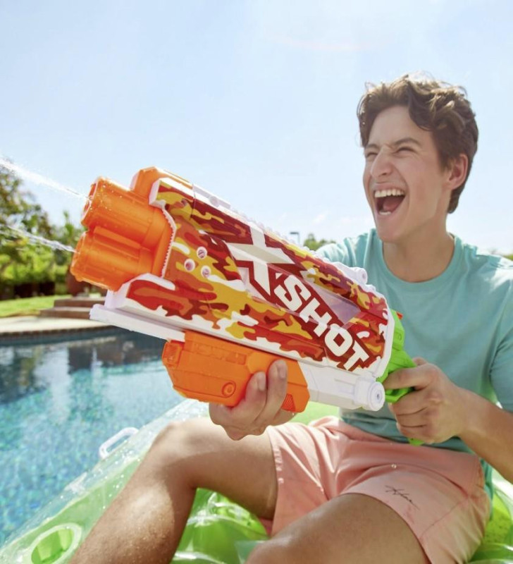 X-SHOT Su Tabancası - Hızlı Doldurma Fonksiyonlu - Turuncu (Lisinya)
