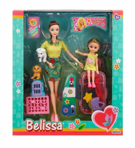 Belissa Yolculuk Zamanı Seti - Köpek Taşıma Çantalı - 51807 (Lisinya)