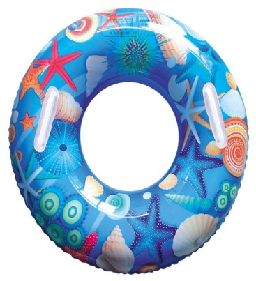 Deniz Altı Desenli Simit 90 Cm - 1809017 (Lisinya)