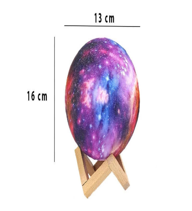 Dekoratif Yerküre Renkli 15 Cm Pilli ( Lisinya )