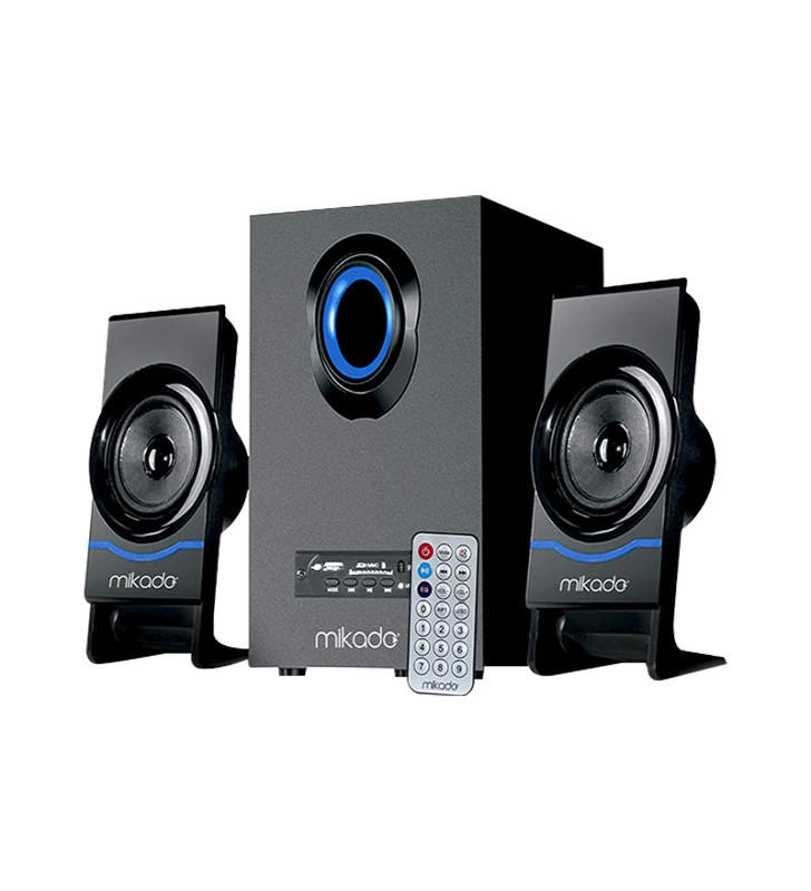 Mıkado Md-1700bt 2+1 Siyah Usb+sd+fm+bt Destekli Uklı Multımedıa Speaker - Hoparlör ( Lisinya )