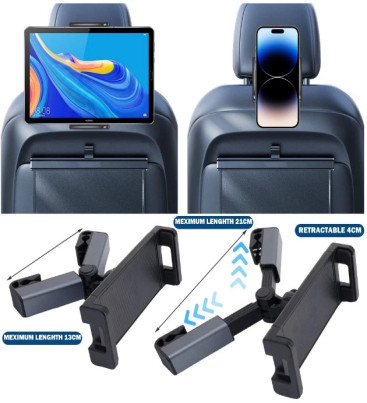 Pratik Koltuk Arkası Ayarlanabilir Tablet Telefon Tutucu ( Lisinya )