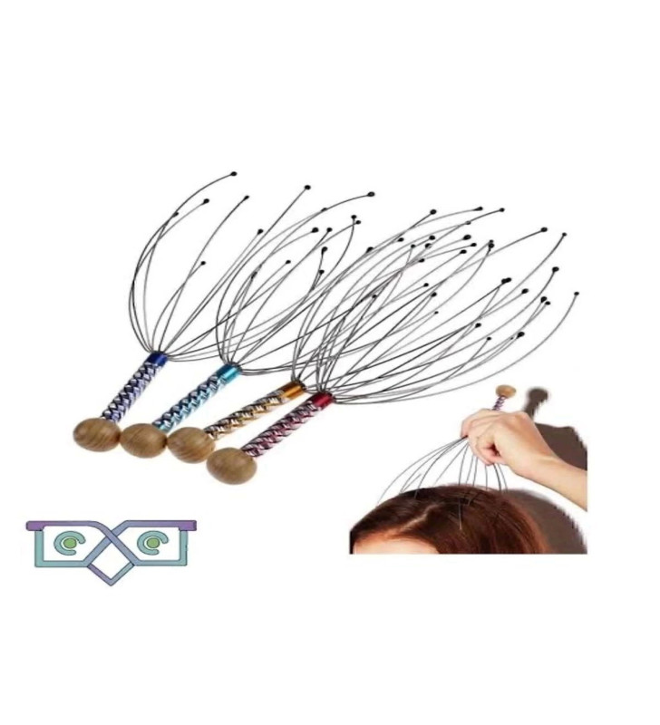 Rahatlatıcı Kafa Masaj Aleti – Saç Deriniz İçin Ferahlatıcı Dokunuş (5 Adet) ( Lisinya )