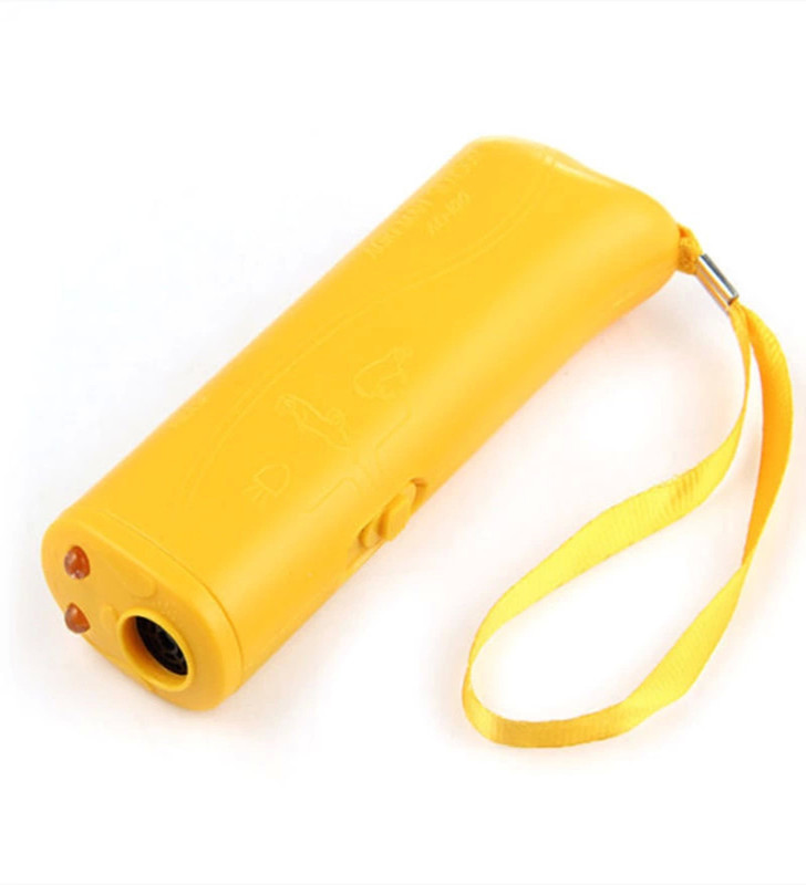 Ultrasonik Köpeksavar Cihaz – 150 Desibel, Ses Dalgasıyla Zararsız Koruma, LED Işıklı, Taşınabilir Etkili ( Lisinya )