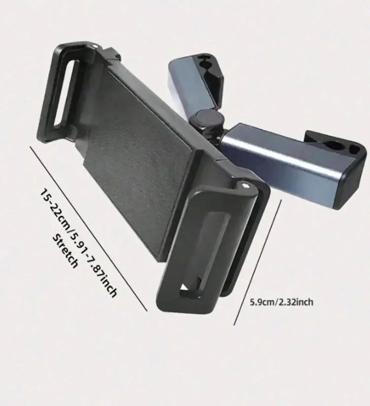 Araç Koltuk Arkası Tablet Tutucu, Telefon Tutucu, Tablet/Telefon Tutucu, 360° iPad Pro 12.9 Mini Air, Galaxy Tab A A7 S7, Switch