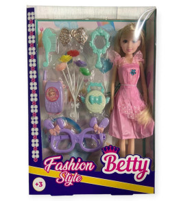 KMB-926 - GÜZELLİK SETİ AKSESUARLI KUTULU BEBEK (Lisinya)