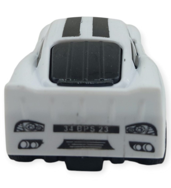Çek Bırak Nascar Arabası 10.5 Cm - BP-035-BEYAZ (Lisinya)