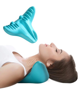 Boyun Ve Omuz Gevşetici, Servikal Traksiyon Cihazı Akupunktur Boyun Omuz Sırt Desteği Masaj Yastığı, Boyun Sedye Masajı ( Lisiny