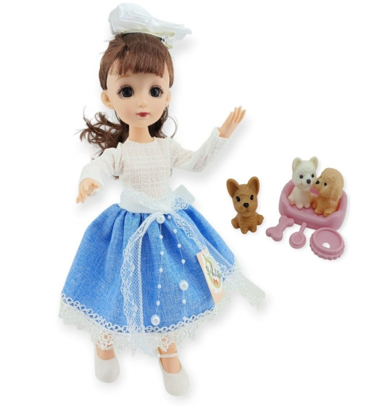 Anbibi Premium Bebek Hareketli Aksesuarlı - WX197-1-MAVİ (Lisinya)